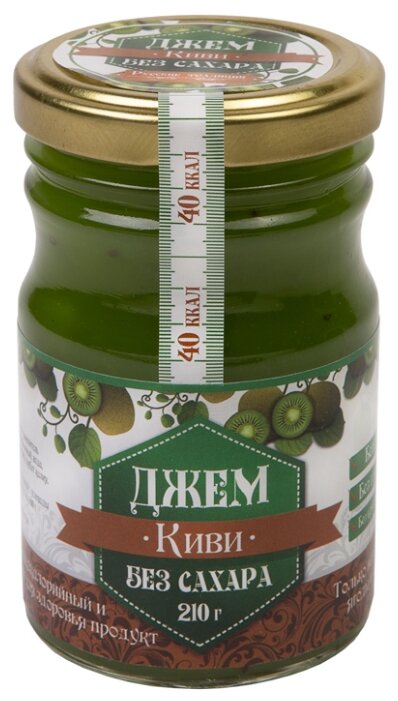 Джем Русские традиции Киви без сахара 210 г (фото modal 1)