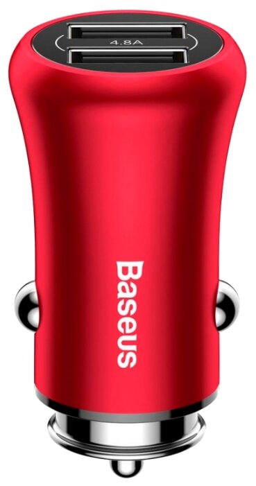 Автомобильная зарядка Baseus Dual-USB Car Charger 4.8A CCALL-GB01/GB09 (фото modal 12)