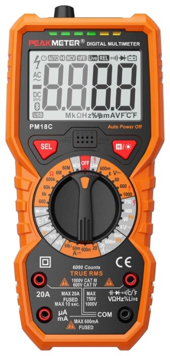 Мультиметр Peakmeter PM18C (фото modal 1)