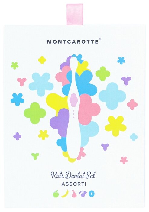 Набор щетка + паста Montcarotte Kids Dental Set Assorti 0+ (фото modal 8)