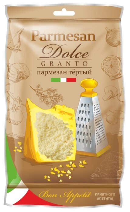 Сыр Dolce Granto твердый пармезан тертый 40% (фото modal 1)