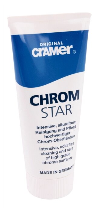 Original CRAMER паста Chrom-Star для очистки и полировки хромированных поверхностей (фото modal 1)