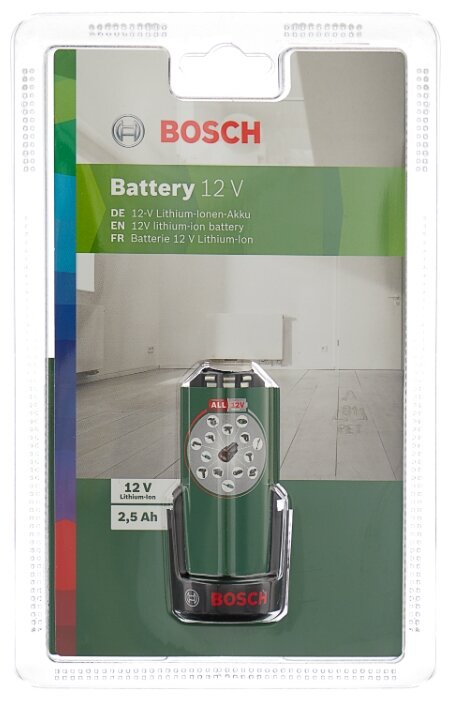 Аккумуляторный блок BOSCH 1600A00H3D 12 В 2.5 А·ч (фото modal 3)