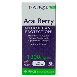 Антиоксидант Natrol Acai Berry 1200 mg (60 капсул) (фото modal nav 2)
