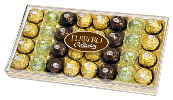 Набор конфет Ferrero Rocher Collection, темный шоколад, 349г (фото modal 1)