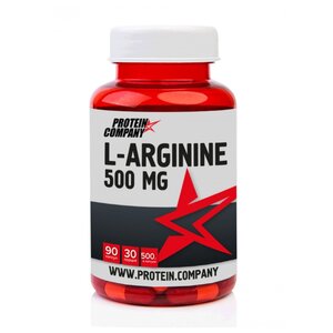 Аминокислота PROTEIN.COMPANY L-аргинин 500 mg (90 капсул) (фото modal nav 1)