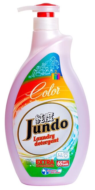Гель для стирки Jundo Color для цветного белья (фото modal 1)