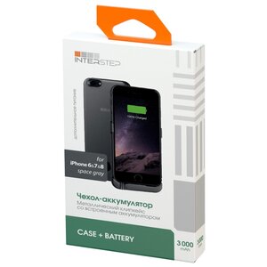 Чехол-аккумулятор INTERSTEP Metal battery case для iPhone 6/7/8 (фото modal nav 5)