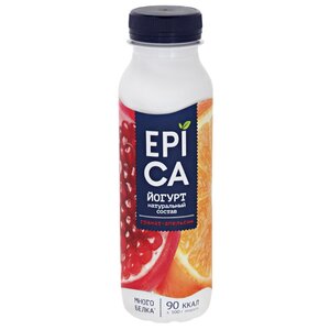 Питьевой йогурт EPICA гранат-апельсин 2.5%, 290 г (фото modal nav 1)