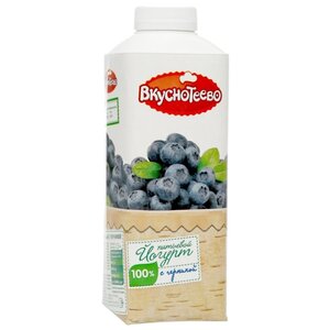 Питьевой йогурт Вкуснотеево черника 1.5%, 750 г (фото modal nav 1)