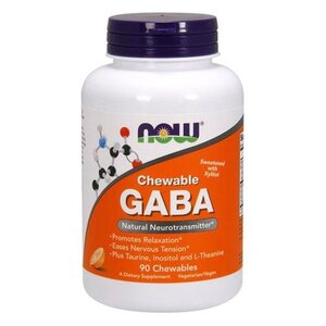 Аминокислота NOW Gaba 250 mg (90 таблеток) (фото modal nav 1)