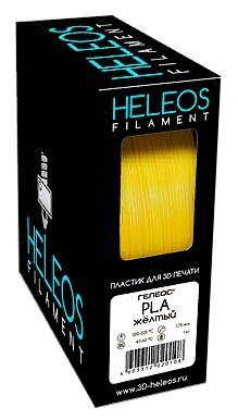 PLA пруток Heleos 1,75 мм желтый (фото modal 1)