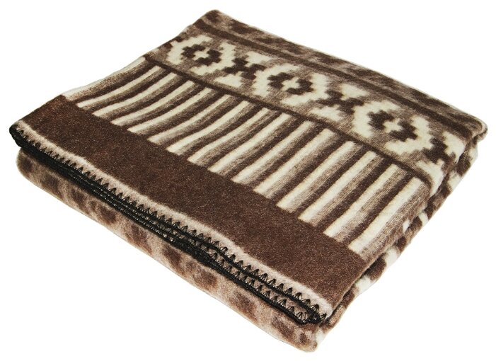 Одеяло ARLONI Ацтеки шерстяной жаккард (фото modal 1)