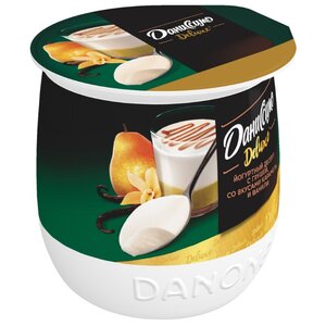 Йогурт Даниссимо Deluxe с грушей, ванилью и карамелью 4.2%, 160 г (фото modal nav 1)