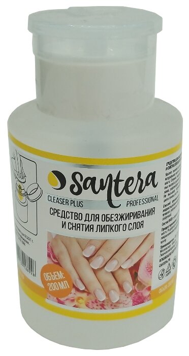 Santera Средство для обезжиривания ногтей и снятия липкого слоя Cleaser Plus (фото modal 3)