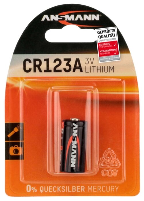 Батарейка ANSMANN CR123A (фото modal 2)