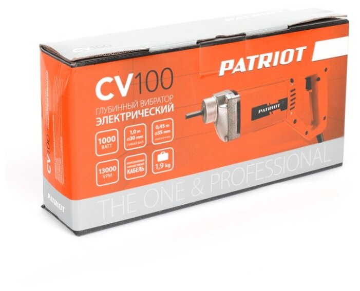 Электрический глубиный вибратор PATRIOT CV 100 (фото modal 8)
