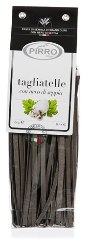Pasta Pirro Макароны Tagliatelle с чернилами каракатицы, 250 г (фото modal 1)