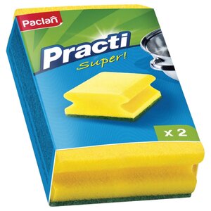 Губка для посуды Paclan Practi Profi 2 шт (фото modal nav 2)