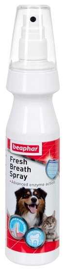 Спрей Beaphar Fresh Breath Spray для чистки зубов и свежего дыхания у кошек и собак 150 мл (фото modal 1)