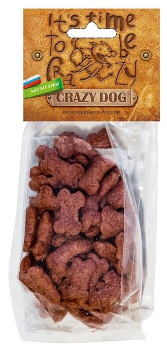Лакомство для собак Titbit Crazy Dog Хрустящие косточки с телятиной (фото modal 1)