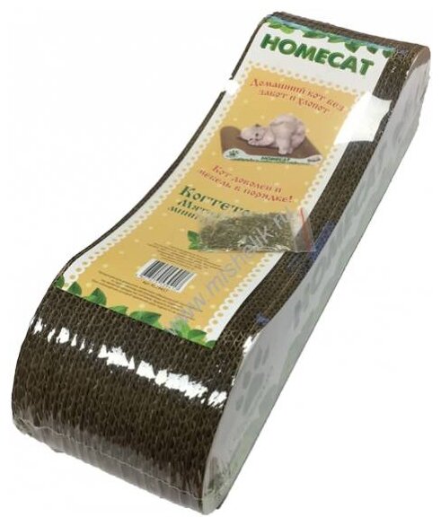 Когтеточка Homecat Мятная волна Mini для котят 12 х 9 х 8 см (фото modal 2)