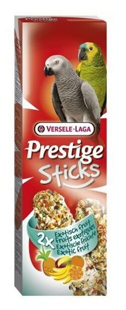 Лакомство для птиц Versele-Laga с экзотическими фруктами Prestige для крупных попугаев (фото modal 1)