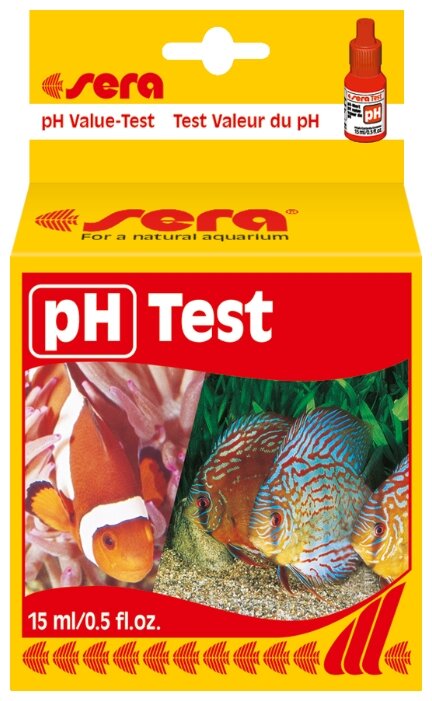 Sera pH-Test тесты для аквариумной воды (фото modal 1)