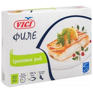 Vici Филе тресковых рыб замороженые порции 300 г (фото modal nav 1)