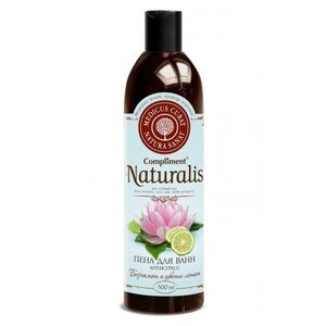Compliment Naturalis Пена для ванн Антистресс Бергамот и цветы лотоса 500 мл (фото modal nav 1)