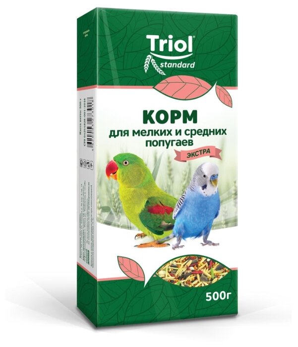 Triol корм Standard Экстра для мелких и средних попугаев (фото modal 1)