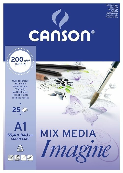 Альбом Canson Imagine 84.1 х 59.4 см (A1), 200 г/м², 25 л. (фото modal 1)