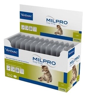 Virbac Мильпро кэт таблетки для котят (фото modal 2)
