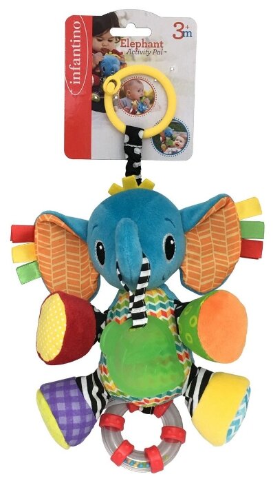 Подвесная игрушка Infantino Слоненок (5378) (фото modal 1)
