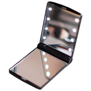 Зеркало косметическое карманное GESS uLike Compact с подсветкой (фото modal nav 1)