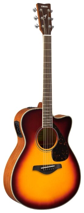 Гитара электроакустическая YAMAHA FSX820C Brown Sunburst (фото modal 1)