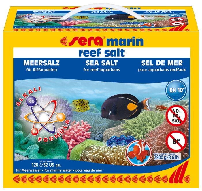 Sera Marin Reef Salt средство для подготовки водопроводной воды (фото modal 2)