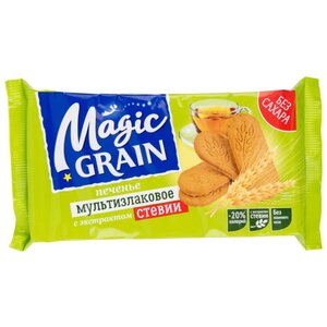 Печенье Magic Grain с экстрактом стевии, 150 г (фото modal nav 1)
