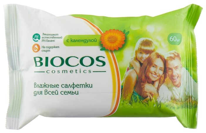 Влажные салфетки BioCos универсальные (фото modal 1)