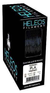 PLA пруток Heleos 1,75 мм черный (фото modal 1)