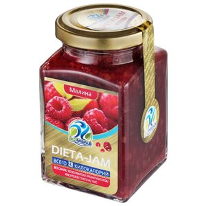 Джем низкокалорийный Biomeals Dieta-Jam Малина без сахара, банка 230 г (фото modal nav 1)