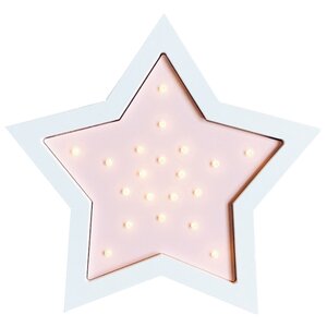 Ночник Amelia Kingdom Звезда (розовый/белый) (фото modal nav 1)