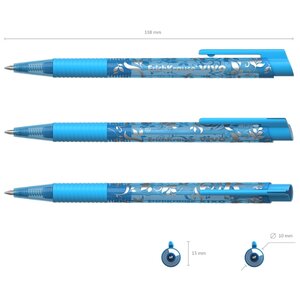 ErichKrause ручка шариковая Vivo Spring в блистере, 0.7 мм (45025) (фото modal nav 4)