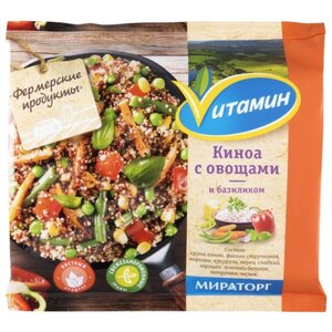 Vитамин Замороженная овощная смесь Киноа с овощами и базиликом 400 г (фото modal nav 1)