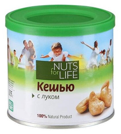 Кешью Nuts for Life с луком 115 г (фото modal 1)