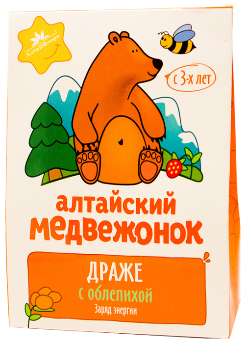 Драже АлтайФлора Алтайский медвежонок с облепихой 75 г (фото modal 1)