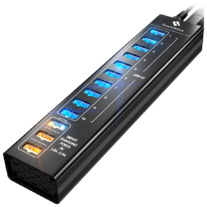 USB-концентратор SmartDelux SDU3-P10C3, разъемов: 13 (фото modal nav 1)
