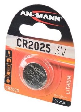 Батарейка ANSMANN CR2025 (фото modal 1)