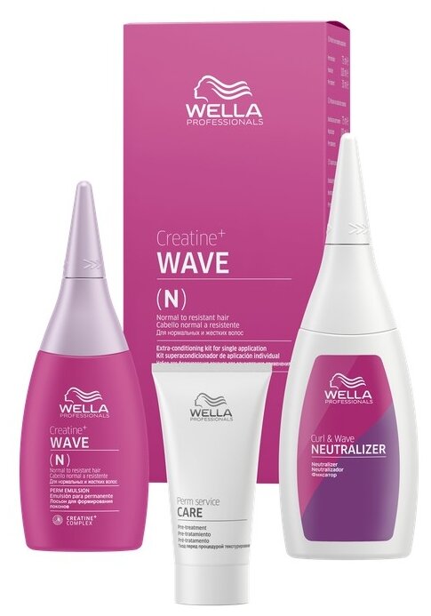 Wella Professionals Набор Creatine+ Wave для нормальных волос, от тонких до трудноподдающихся (фото modal 1)