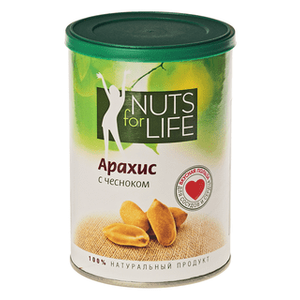 Арахис Nuts for Life С чесноком 200 г (фото modal nav 1)